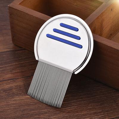 Nerezové hřebenové kartáče na vlasy proti vši Jemné odstraňování prachu z vajíček Terminátor bez hnid