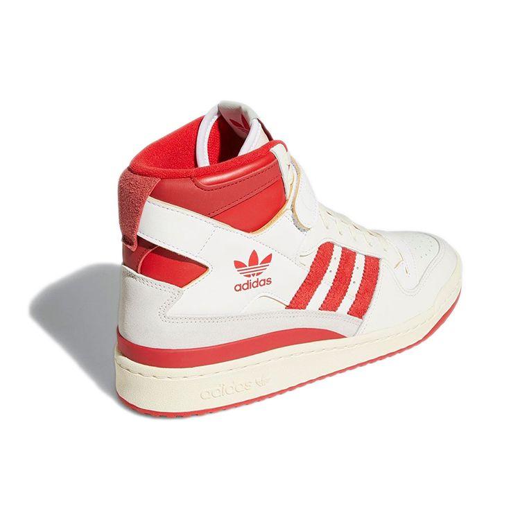 Adidas Tênis Unissex Forum 84 High Team Power Red Branco Nuvem-Branco Branco Creme GY6972