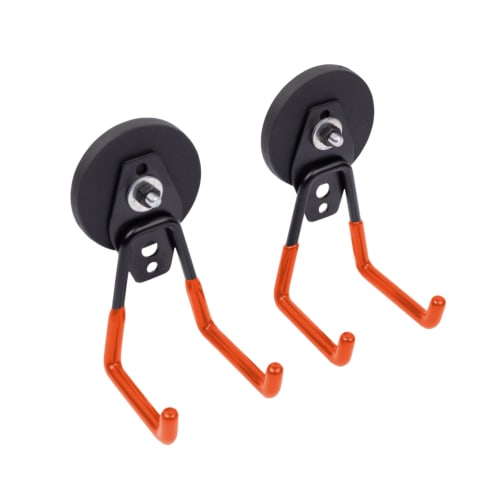 

STEELMIGHT Super Strong Magnetic Hooks, 66mm Diameter, 20kg Vertical Adsorption, 6.5kg Weight Capacity, Pack of 2, Non-Slip, Easy to Remove, Wall-Moun