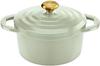 Tefal Cocotte Pot 20cm, Double-Handled, Waterless Cooking, Lightweight and Easy To Use Despite Being Cast Iron, IH and Gas Stove Compatible, Free of H
