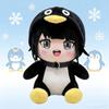 Cute Gugu Gaga Penguin Plush Doll 25 30Cm  Meme Anime Peripherals Penguin Gugugaga Stuffed Toys Pillows Kids Birthday Gifts