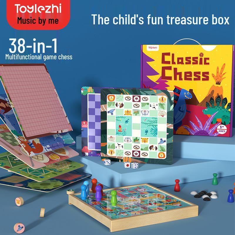 Gomoku, Člověče, nezlob se!, Dáma: Sada 3 herních desek 3 v 1 pro interakci a vzdělávání rodičů a dětí