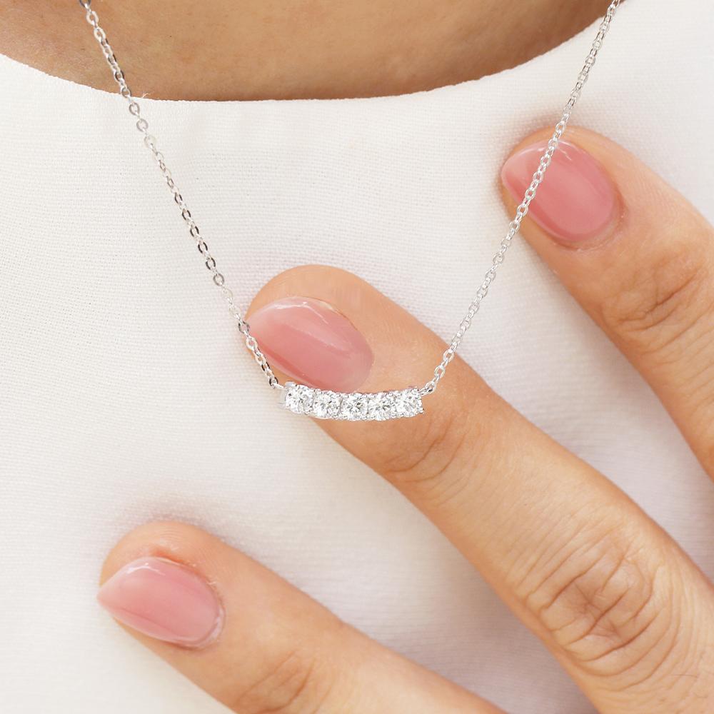 Loveenb [14K Gold] Glam Lab Diamond Necklace