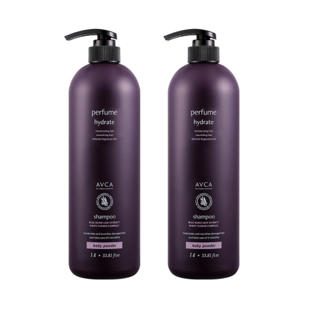 Avca Perfume Large Capacity Shampoo Baby Powder Fragrance 1000ml 2 NONE