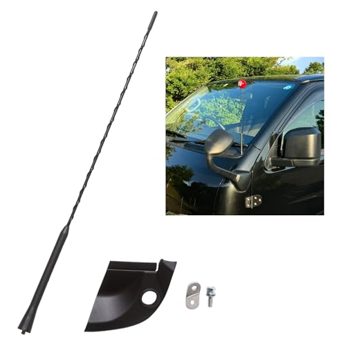 

Комплект антенны Hiace US 200-й серии Антенна-муляж Американские кастомные детали Навершие антенны-шар Short 420mm чёрный