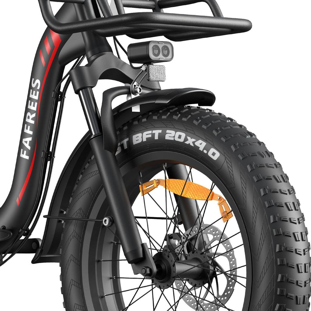 FAFREES F20 Max Elektrofahrrad 500W 48V 30Ah Fat Tire E-Bike 110-150km Reichweite Tiefeinstieg Faltbares E-Bike für Erwachsene Urban/Off-Road Pendeln