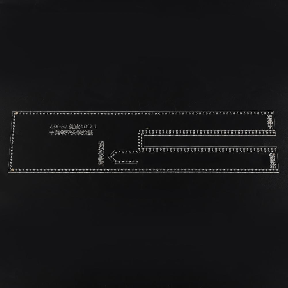 Lederhandwerk Klare Acryl Schultertasche Runde Tasche Muster Schablone Vorlage DIY JBX 32