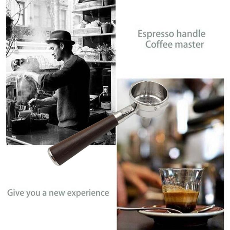 A65T-E61 Coffee Machine Handle 58Mm Universal Binaural Portafilter Handle For Enhanced Espresso Extraction