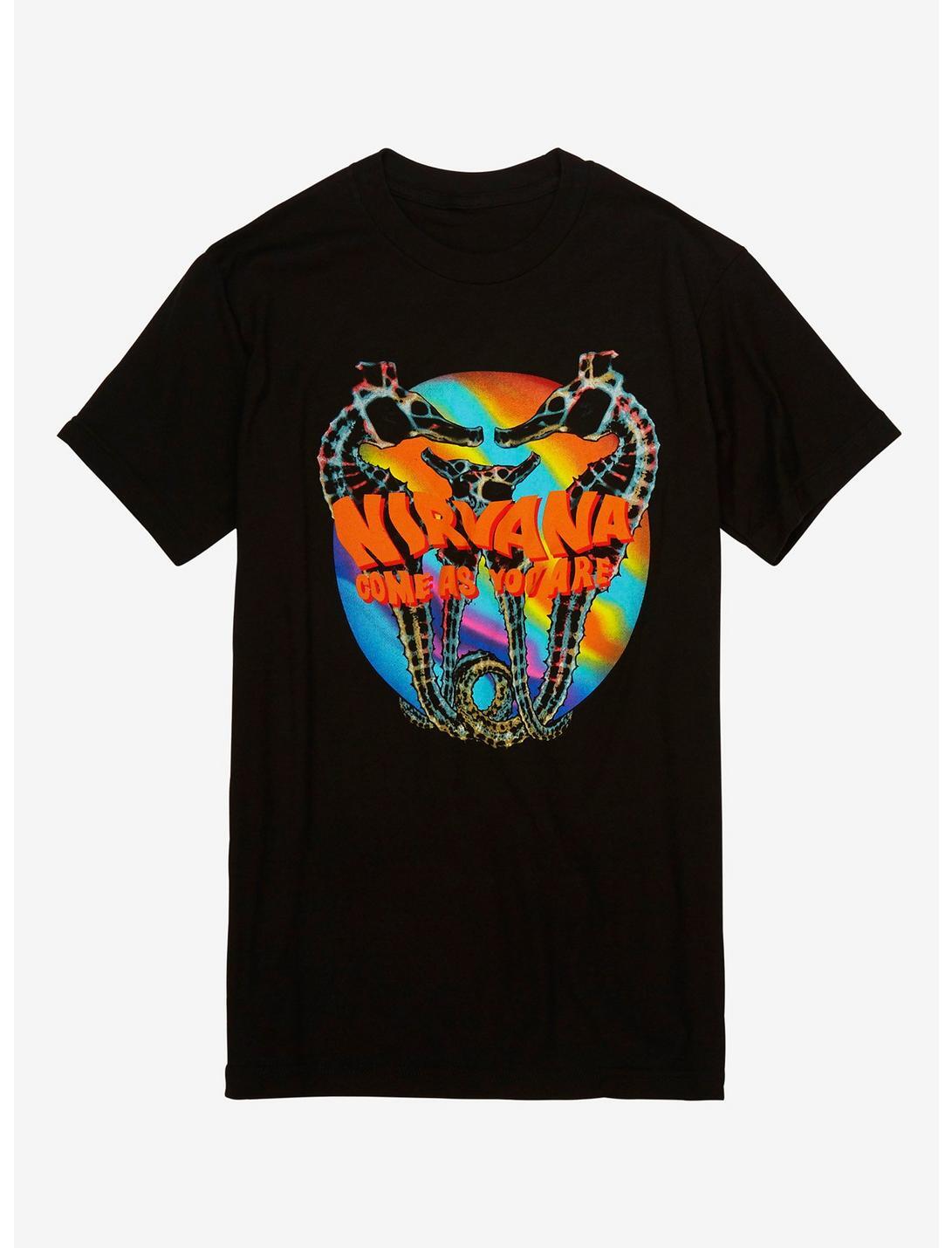 Nirvana Come As You Are Seahorses T-Shirt S разноцветный