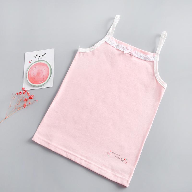 Girls' Pure Cotton Sleeveless Summer Vest