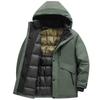 Herren Winterjacke in Übergröße, 90% weiße Entendaune, High-End, Dick, Warm, Oberbekleidung M-8XL