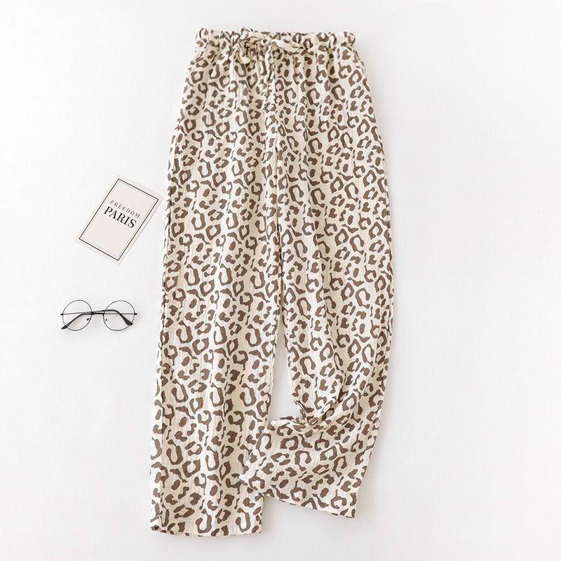 Women Summer Thin Home Trousers Casual Ladies Loose Simple Comfortable Sleeping Pants XS