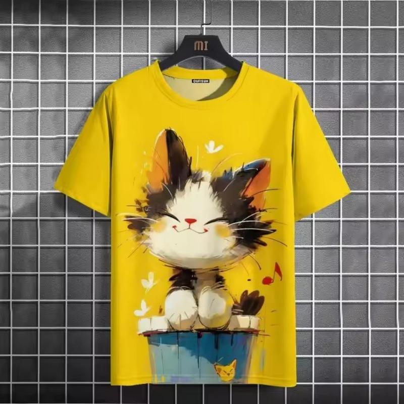 Men Casual 3D Printed Peacock Bird T Shirt Funny Short Sleeves Tops T Shirt