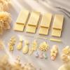 Mini Clay Mold 4Pcs/Set Gel Ball Makers, Polymer Rollers, 2mm 3mm 4mm 5mm Earring Making Kit Sphere Shaper Nail Art Bead Rollers for 3D Flowers,