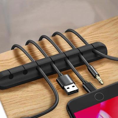 Kábelrendező szilikon USB kábeltekercselő asztali kezelő kapcsok kábeltartó egérhez fejhallgató vezetékes rendező védő