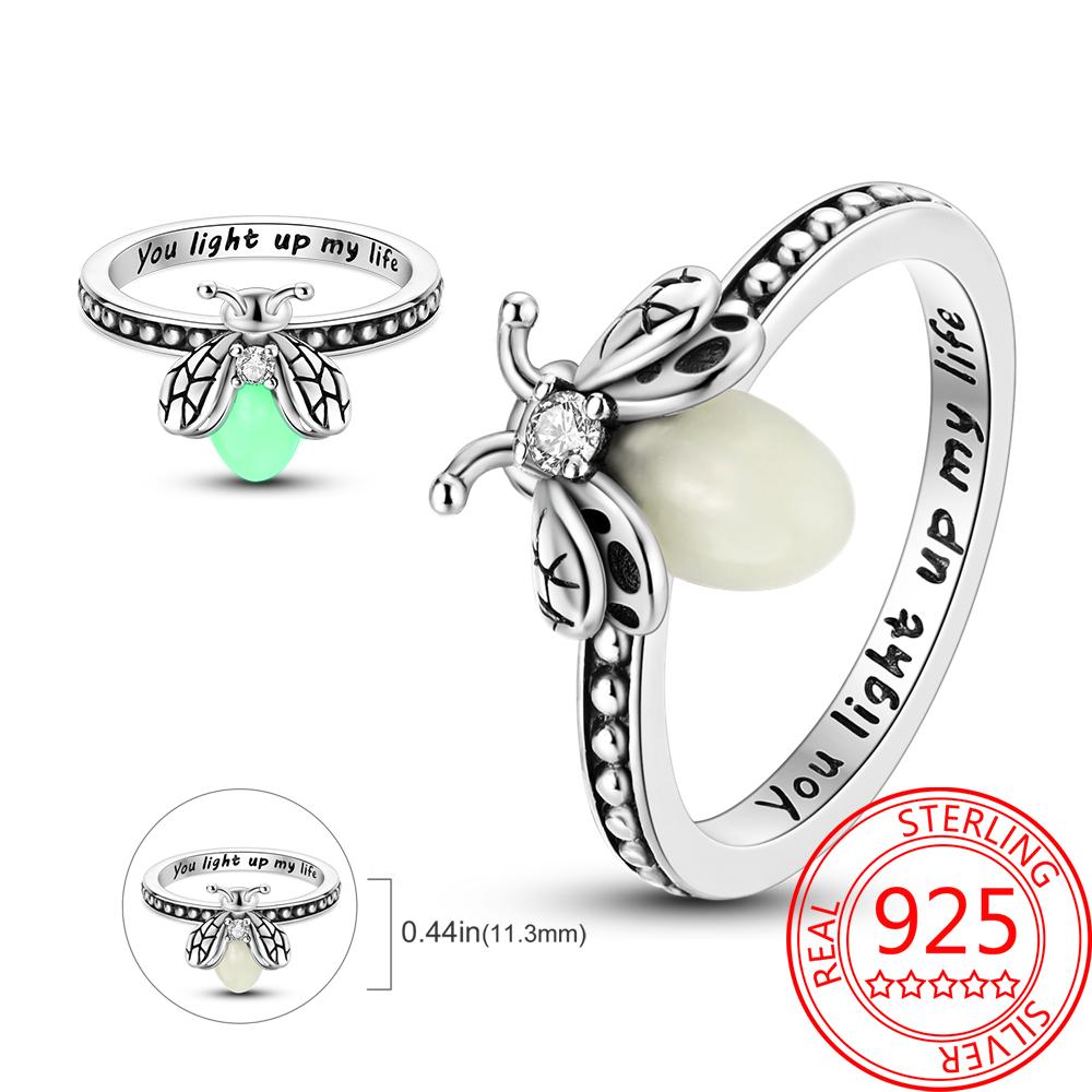 925 Silver Beautiful Stars and Moon Shining Sun Geometry Infinite Combination Ring Boutique Matching Gifts
