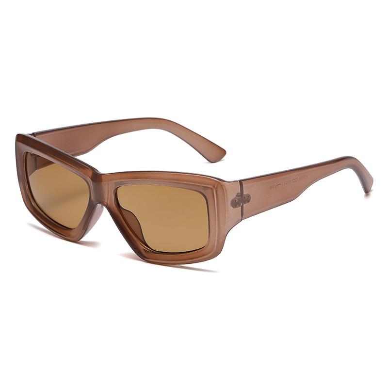 European and American babes rectangular YK sunglasses women's myopia glasses fashion ins popular glasses personalized street ink