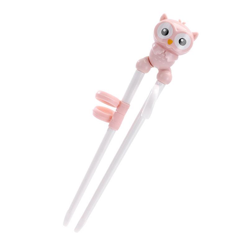 

1 пара милых обучающих тренировочных палочек для еды детские китайские палочки для еды розовый