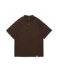 CARGOBROS Sorona Basic Collared Short Sleeve T-Shirt (Brown)