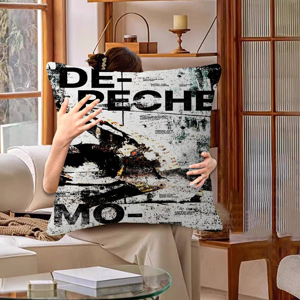 Band D-Depeche M-Mode Cool Pillow Cushion Cover Pillowcase Living Room Sofa Home Decor
