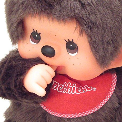 Sekiguchi Monchhichi Premium Standard Plush Toy, Medium, Brown, Girl, 226351