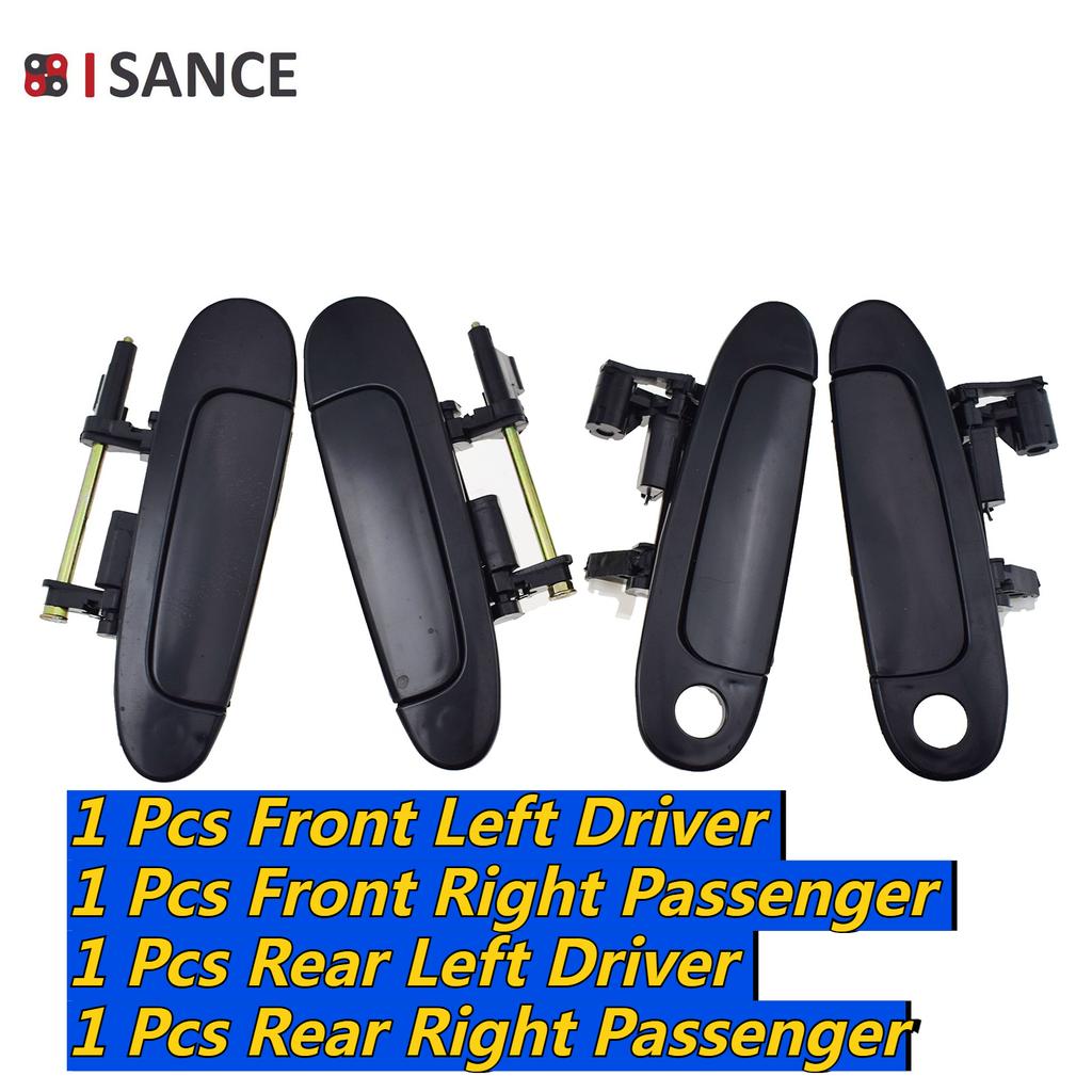 1/2/4 Pcs Exterior Car Door Handle For Toyota Echo 1.5L 2000-2005 Black Front or Rear Left or Right 6922052010, 6921052010