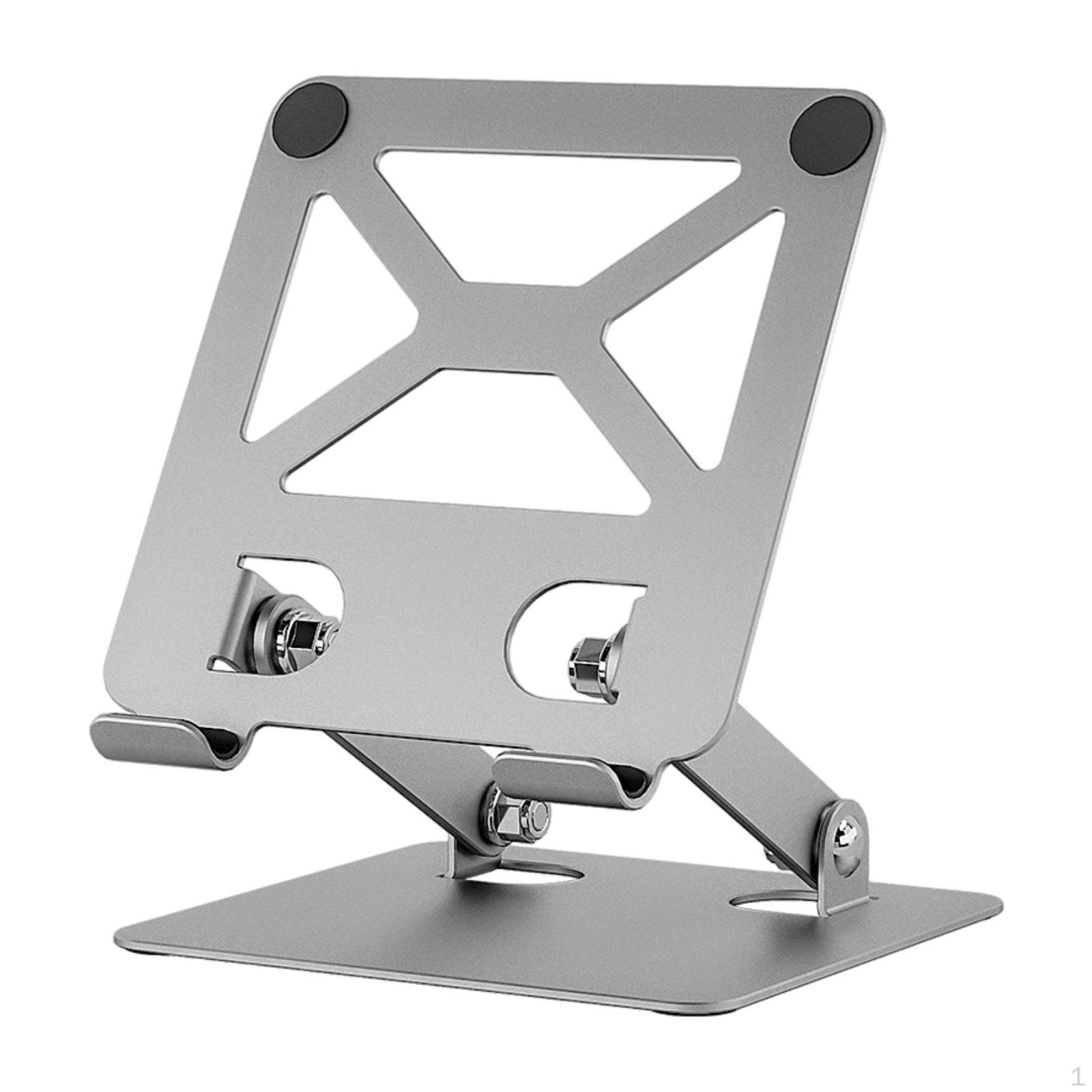 

Настільна підставка для ноутбука Тримач для телефону Практичний стійкий кронштейн для ноутбука для офісу документів срібний