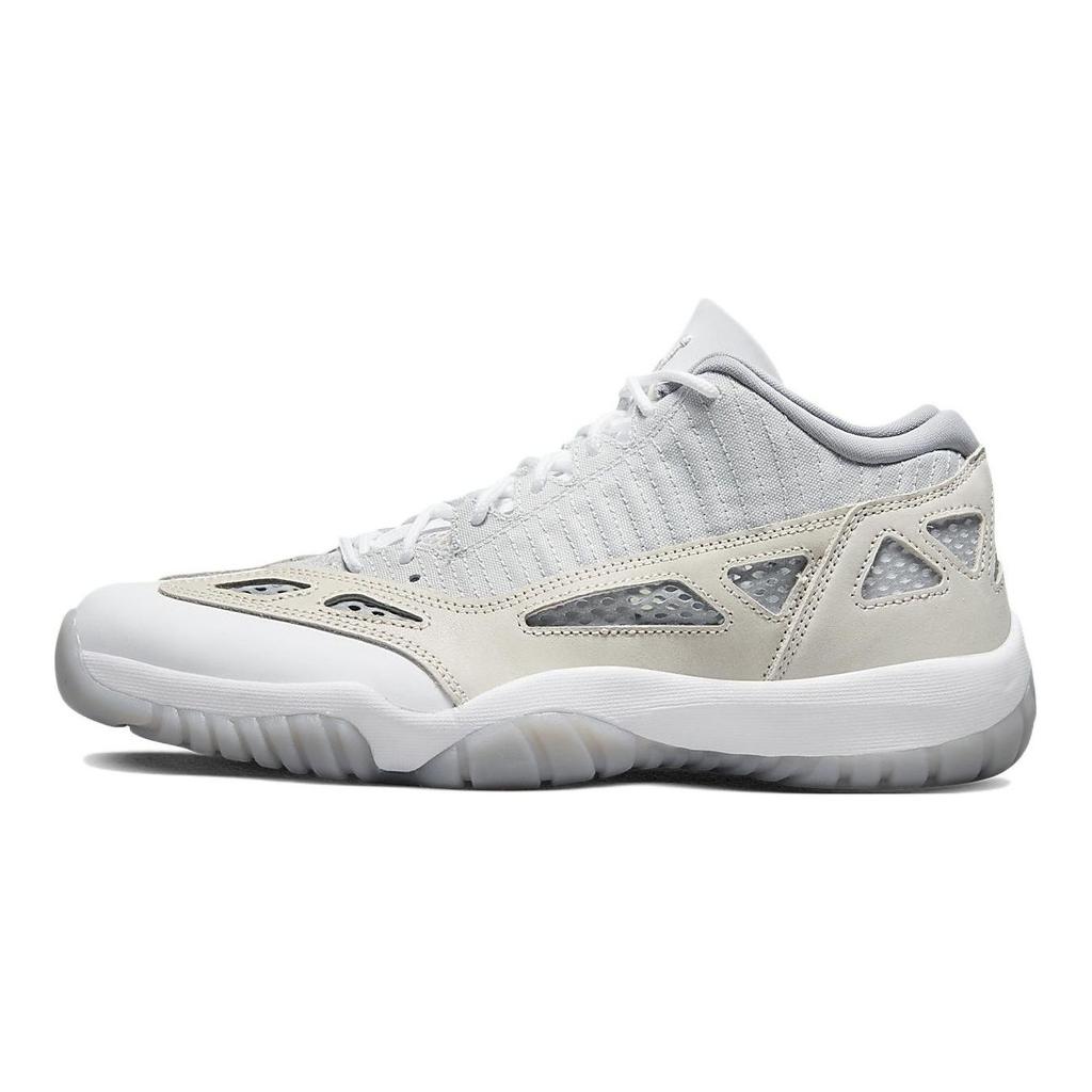 Air Jordan 11 Retro Low IE Light Orewood Kahverengi Unisex Spor Ayakkabı Gri Nötr-Gri Beyaz 919712-102