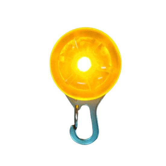 Dog Pendant Round Portable LED Pet Flashing Blinking Pendant for Night