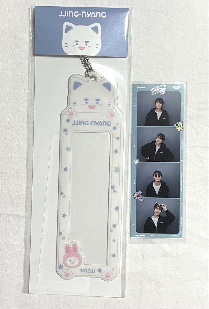 

[USED] Onew JJING-NYANG 4-cut photo holder + Photoism set