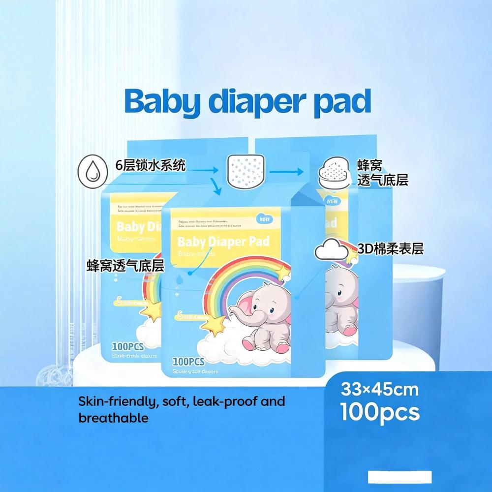 Disposable Baby Underpads Leak‑Proof Breathable Infant Care Pads Disposable Maternity Pads Baby Diaper Changing Postpartum Use