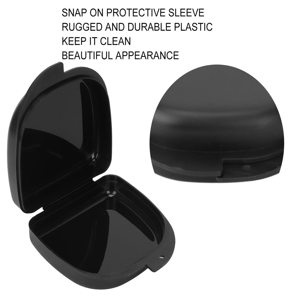 Dental Retainer Case Compact Prothese Reise Mundschutz Case Aufbewahrungsbehälter für Zubehör