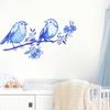 Kleine Vögel auf Baumästen Wandtattoo Abnehmbarer Vogel Wandaufkleber Peel and Stick Kunst Wandbilder für Jungen Mädchen Kinderzimmer Wohnzimmer Kinderzimmer