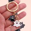Cute Enamel Ghost Keychain Halloween Witch Pumpkin Bat Keyring Pendants for Car Key Holder Handbag Decor Jewelry  Accessories