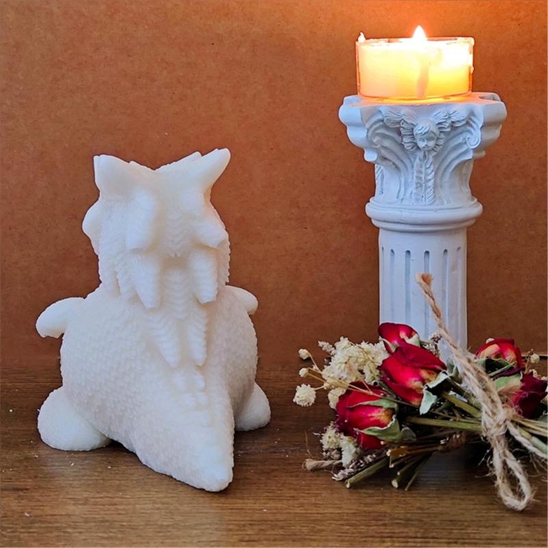 Flexible Sturdy Silicone Mould Fashion Accessory for Making Unique Dinosaur Shaped Candle and Home Decorations