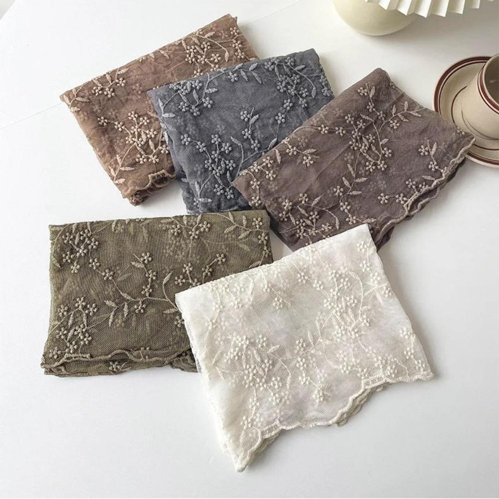 Long Sunscreen Lace Shawl Korean Version of Literary Neck Protection Scarf Women's Lace Scarf