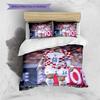 Ivan Perisic Pattern Bedding Home Decoration Birthday Gift ( 1 duvet cover + 2 pillowcase, without core),fan merchandise.