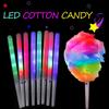 LED Glow Cotton Candy Stick - Flashing Light Up Wand