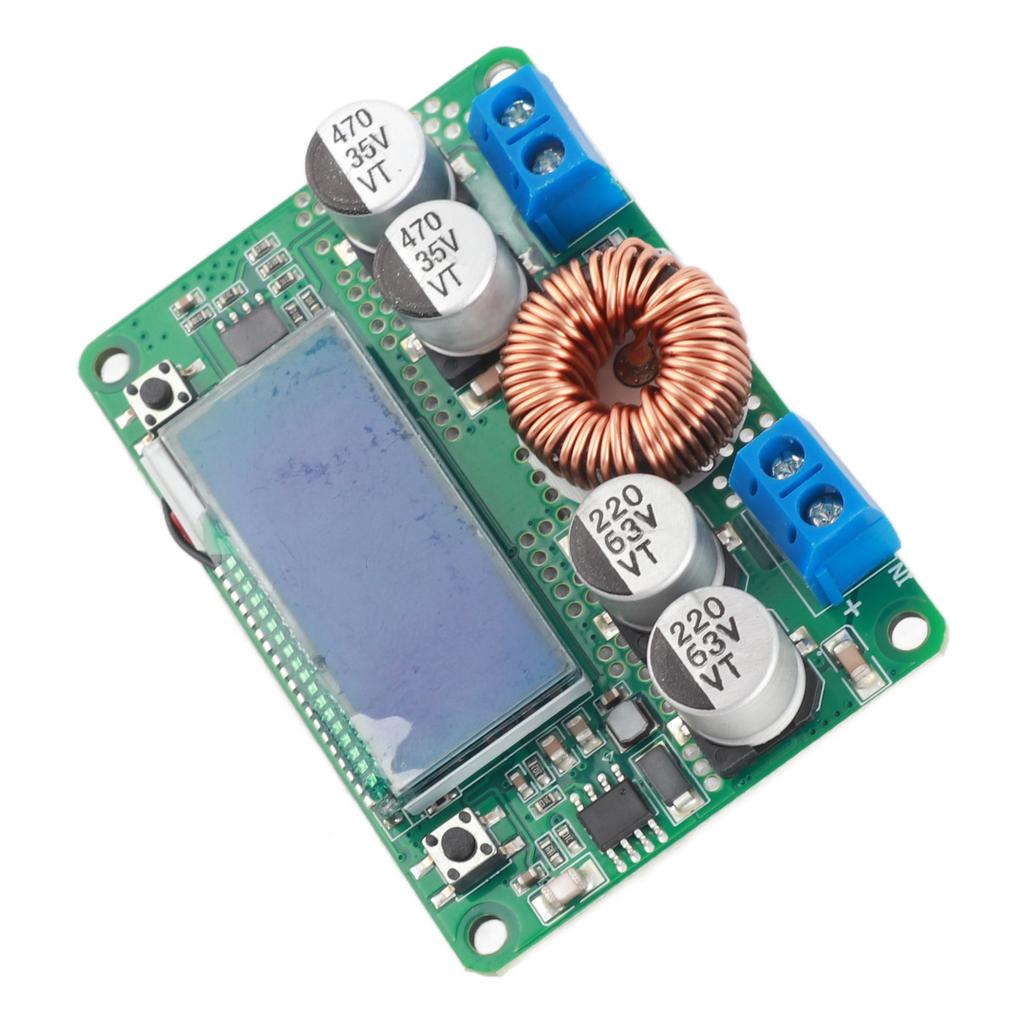 step-down power supply module,  -  8-60V to 3-32V 7A with LCD display and acrylic for voltage-current calibration