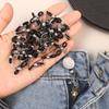 5/10Pcs Clip-On Structure Zipper Anti-Slip Buckle Garment Zipper Clasp  Garment Repair Accessories
