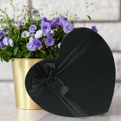 Party Favor Boxes Flower for Arrangements Gift Heart Handmade with Love Ribbon Paper Bridesmaid