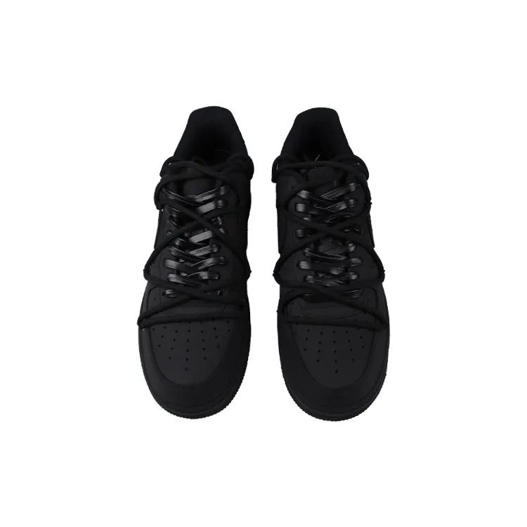 Nike Air Force 1 Air Force 1 Low top Skateboard Shoes Men's Matte Black (Unisex) Skateboard Shoes
