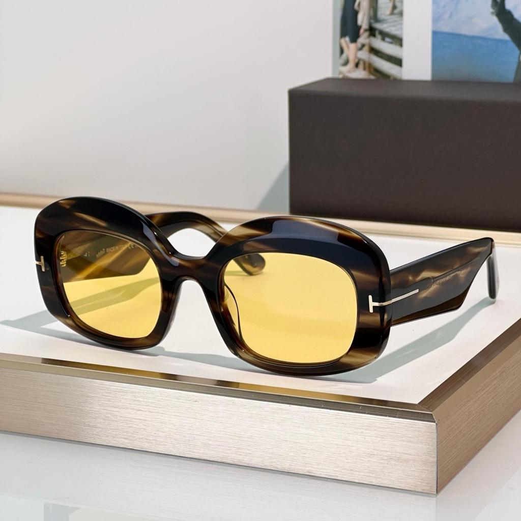 TF1219 Fashion Luxury Acetate Sunglasses: Unisex Celebrity-Inspired Runway Party & Vacation Essentials