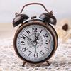 European Retro Double Bell Alarm Clock with Night Light Alarm Clock