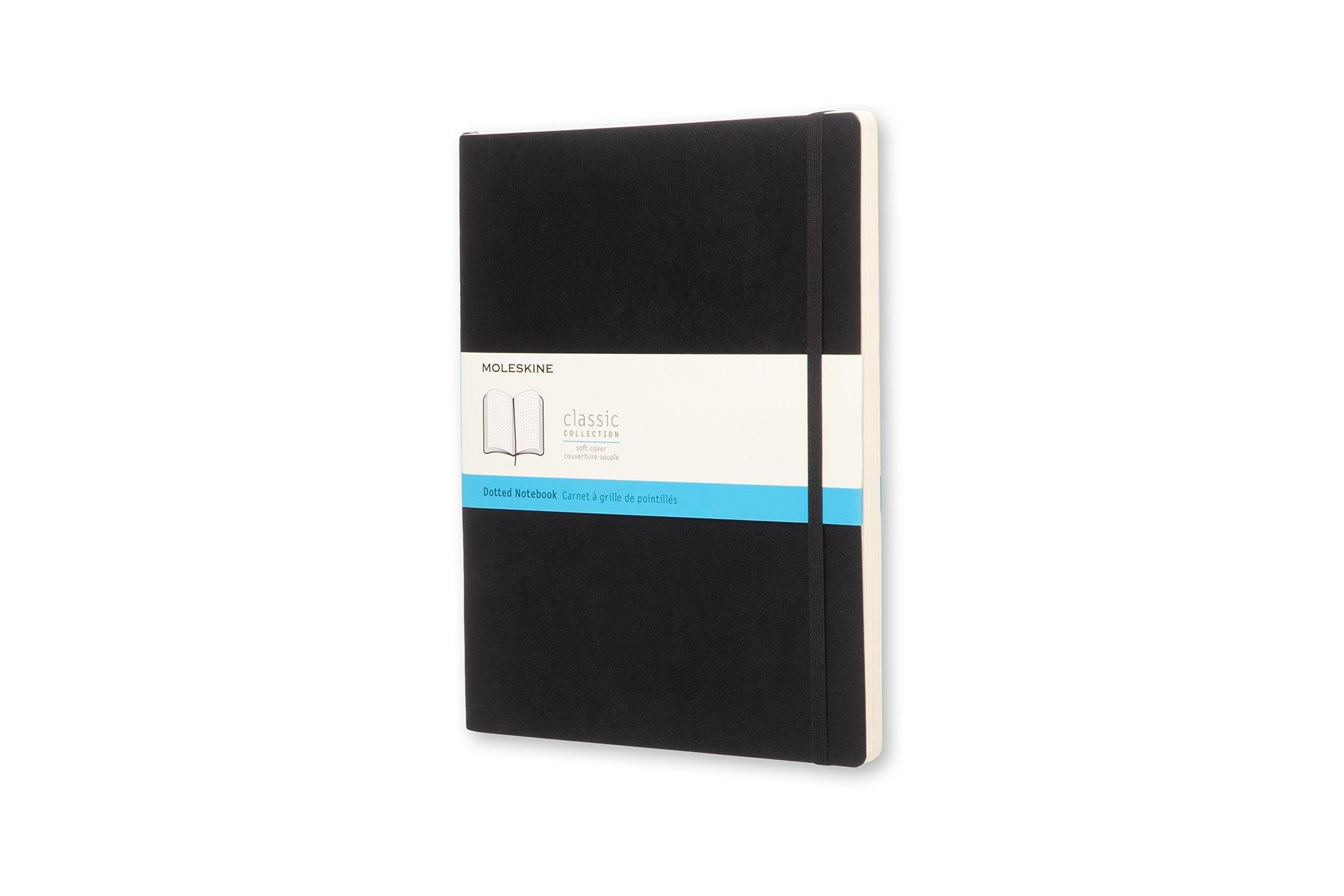 

Moleskine Classic Notebook Soft Cover Dot XL Black QP624 чёрный