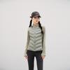 Women's new slim-fitting light sports jacket stand-up collar cotton-padded coat autumn and winter ribs running warm cotton-padded coat black