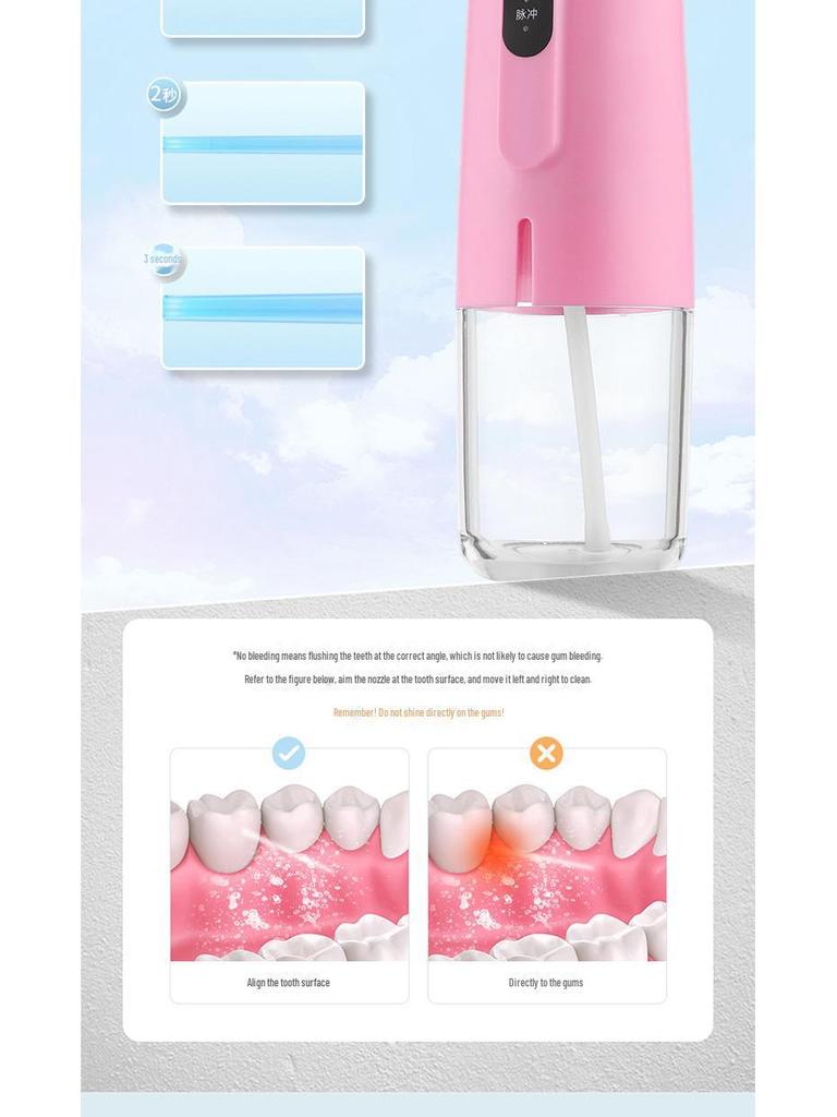 Portable Electric Oral Care Water Flosser & Tooth Cleaner
