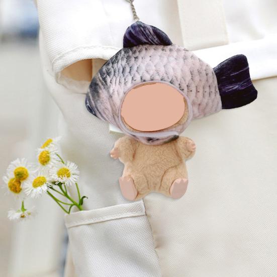 17cm Doll Accessories Burger Shape Head Cover for La Bubu(NO Doll) Fried Chicken Legs Shape Headgear Stylish Doll Outfit Gifts