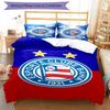 Esporte Clube Bahia Sports Club Emblem Printed Pattern Duvet Cover Set – includes 1 duvet cover and 2 matching pillowcases Bedroom Christmas gifts