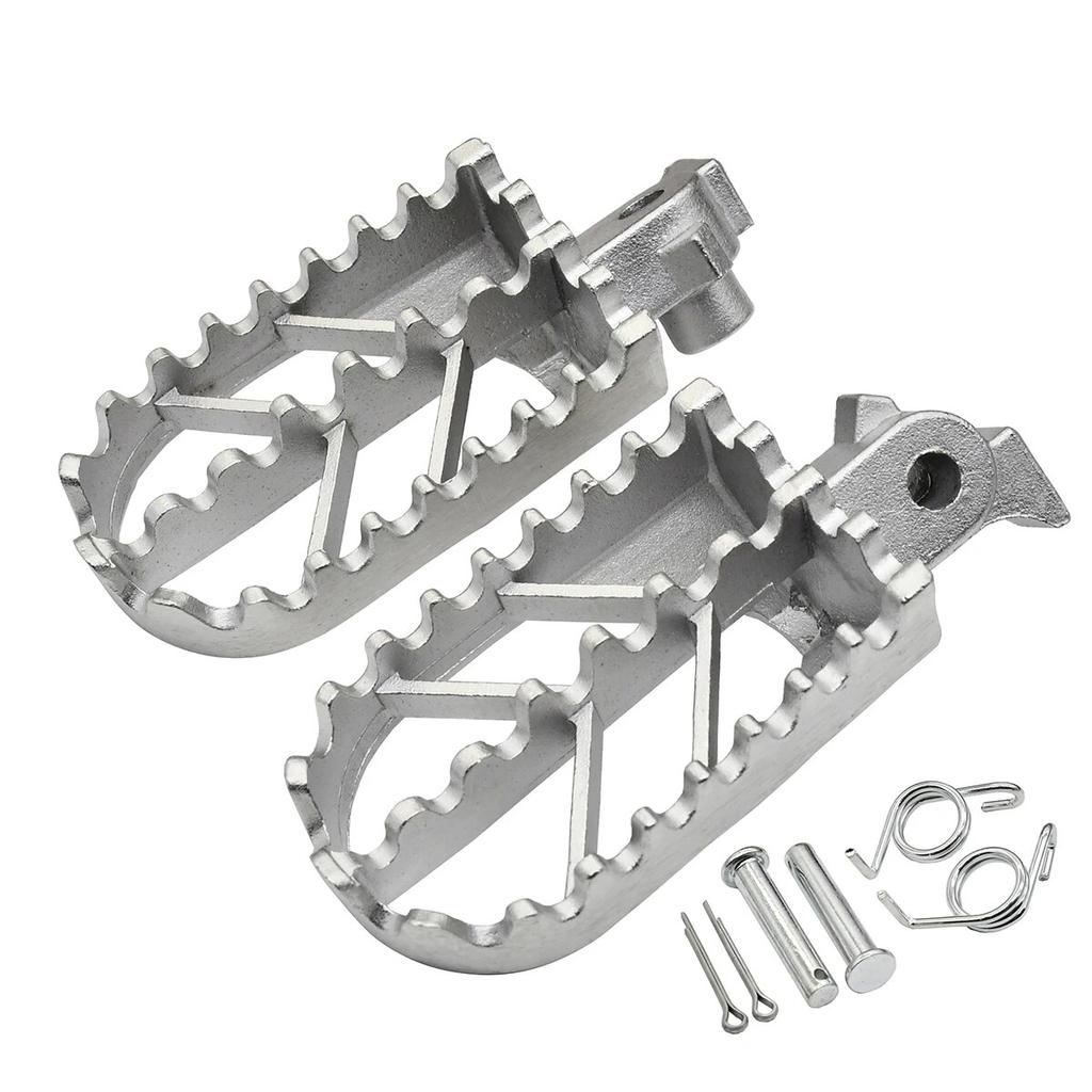 Motocross Stainless Steel Foot Pegs Rests Pedals Footpegs For Honda XR50R XR70R XR80R XR100R CRF50 CRF50F CRF70 CRF70F CRF80